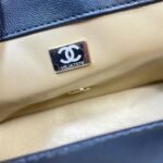 CHANEL 26S FLAP BAG 20 IN BLACK LAMBSKIN - Image 8