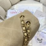 CHANEL 26S CLASSIC FLAP 33 IN BEIGE SUEDE - Image 15