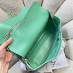 CHANEL 26S CLASSIC FLAP 33 IN MINT GREEN SUEDE - Image 8