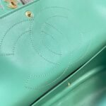 CHANEL 26S CLASSIC FLAP 33 IN MINT GREEN SUEDE - Image 16