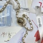 CHANEL 26S FLAP BAG 20 IN WHITE LAMBSKIN - Image 3