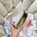 CHANEL 26S FLAP BAG 20 IN WHITE LAMBSKIN - Image 14