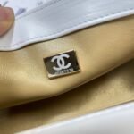 CHANEL 26S FLAP BAG 20 IN WHITE LAMBSKIN - Image 16