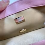 CHANEL 26S FLAP BAG 20 IN PASTEL PINK LAMBSKIN - Image 16