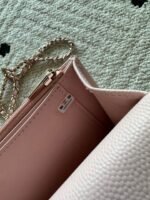 CHANEL 25S MINI FLAP BAG 19 IN LIGHT PINK CAVIAR LEATHER - Image 8