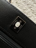 CHANEL 25S MINI FLAP BAG 19 IN BLACK CAVIAR LEATHER - Image 18