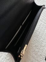 CHANEL 25S MINI FLAP BAG 19 IN BLACK CAVIAR LEATHER - Image 6