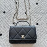 CHANEL 25S MINI FLAP BAG 19 IN BLACK CAVIAR LEATHER - Image 10