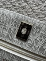 CHANEL 25S MINI FLAP BAG 19 IN WHITE CAVIAR LEATHER - Image 17