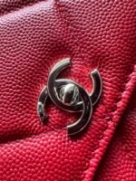 CHANEL 25S MINI FLAP BAG 19 IN RED CAVIAR LEATHER - Image 4