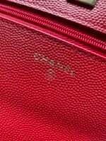 CHANEL 25S MINI FLAP BAG 19 IN RED CAVIAR LEATHER - Image 7