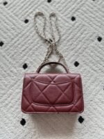 CHANEL 25S MINI FLAP BAG 19 IN DARK RED CAVIAR LEATHER - Image 10