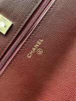 CHANEL 25S MINI FLAP BAG 19 IN DARK RED CAVIAR LEATHER - Image 14