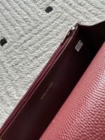 CHANEL 25S MINI FLAP BAG 19 IN DARK RED CAVIAR LEATHER - Image 15