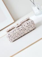 CHANEL 25S FLAP BAG 20 IN LIGHT PINK MIX BLACK SEQUINS - Image 5
