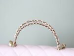 CHANEL 25S KELLY IN PASTEL PINK LAMBSKIN WITH GOLD HARDWARE - Image 11