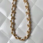 CHANEL 25S MINI FLAP BAG 22 IN WHITE CALFSKIN GOLD HARDWARE - Image 14