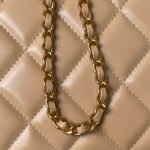 CHANEL 25S MINI FLAP BAG 22 IN TAN BROWN CALFSKIN GOLD HARDWARE - Image 9