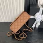 CHANEL 25S FLAP BAG 19 IN CARAMEL CALFSKIN GOLD HARDWARE - Image 15
