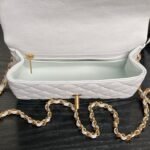 CHANEL 25S FLAP BAG 19 IN WHITE CALFSKIN GOLD HARDWARE - Image 15