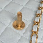 CHANEL 25S FLAP BAG 19 IN LIGHT BLUE CALFSKIN GOLD HARDWARE - Image 16