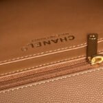 CHANEL 25S FLAP BAG 22 CM IN LIGHT BROWN CAVIAR WITH GOLD HARDWARE - Image 12