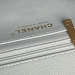 CHANEL 25S FLAP BAG 22 IN LIGHT BLUE CALFSKIN GOLD HARDWARE - Image 18