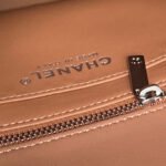 CHANEL 25S MINI FLAP BAG 18 IN DARK CARAMEL CALFSKIN - Image 17
