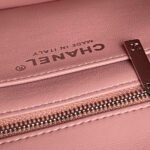CHANEL 25S MINI FLAP BAG 18 IN PINK CALFSKIN - Image 8