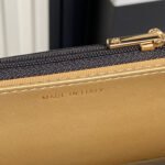 CHANEL 25S CHAIN WALLET 19 IN BLACK LAMBSKIN GOLD HARDWARE - Image 9