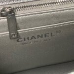 CHANEL 25S MINI FLAP BAG 18 IN DARK GRAY CALFSKIN - Image 18