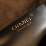 CHANEL 25S FLAP BAG 20 IN BROWN SUEDE WITH GOLD HARDWARE - Image 15