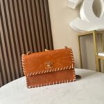 CHANEL 25S FLAP BAG 25 IN BROWN CALFSKIN WITH GOLD HARDWARE - Image 10