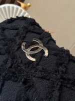 CHANEL 26S FLAP BAG 38 IN BLACK TWEED - Image 3