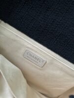 CHANEL 26S FLAP BAG 38 IN BLACK TWEED - Image 9