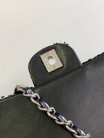 CHANEL 25S FLAP BAG 25 CM IN WHITE MIX BLACK SEQUINS - Image 16
