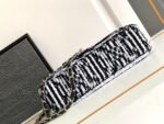CHANEL 25S FLAP BAG 25 CM IN WHITE MIX BLACK SEQUINS - Image 15