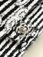 CHANEL 25S FLAP BAG 25 CM IN WHITE MIX BLACK SEQUINS - Image 2