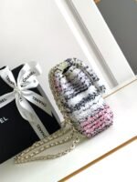 CC MINI 21 FLAP BAG IN COLORFUL WOOL TWEED - Image 6