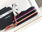 MINI 20 CLASSIC HANDBAG IN BLACK EMBROIDERED TWEED SEQUINS - Image 5