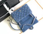 CC MINI 25 CLASSIC BAG IN BLUE COBALT DENIM - Image 12