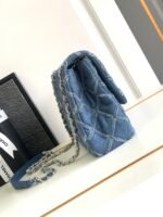 CC MINI 25 CLASSIC BAG IN BLUE COBALT DENIM - Image 8