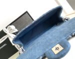 CC MINI 25 CLASSIC BAG IN BLUE COBALT DENIM - Image 7