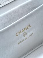 CHANEL 25S KELLY BAG 18 IN WHITE CAVIAR LEATHER WITH GOLD HARDWARE - Image 17