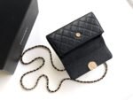 CHANEL 25S KELLY BAG 18 IN BLACK CAVIAR LEATHER WITH GOLD HARDWARE - Image 12