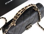 CHANEL 25S KELLY BAG 18 IN BLACK CAVIAR LEATHER WITH GOLD HARDWARE - Image 4