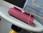 CHANEL 25S KELLY BAG 18 IN DARK RED CAVIAR LEATHER WITH GOLD HARDWARE - Image 15