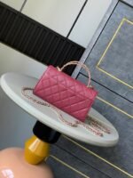 CHANEL 25S KELLY BAG 18 IN DARK RED CAVIAR LEATHER WITH GOLD HARDWARE - Image 2