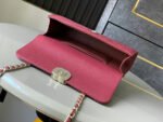 CHANEL 25S KELLY BAG 18 IN DARK RED CAVIAR LEATHER WITH GOLD HARDWARE - Image 8