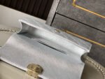 CHANEL 25S KELLY BAG 18 IN SILVER CAVIAR LEATHER WITH GOLD HARDWARE STYLE 2 - Image 15